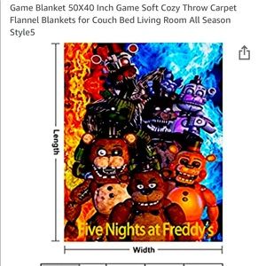 Five nights at Freddy’s blanket